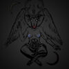 Baphomet Punakuono Juliste