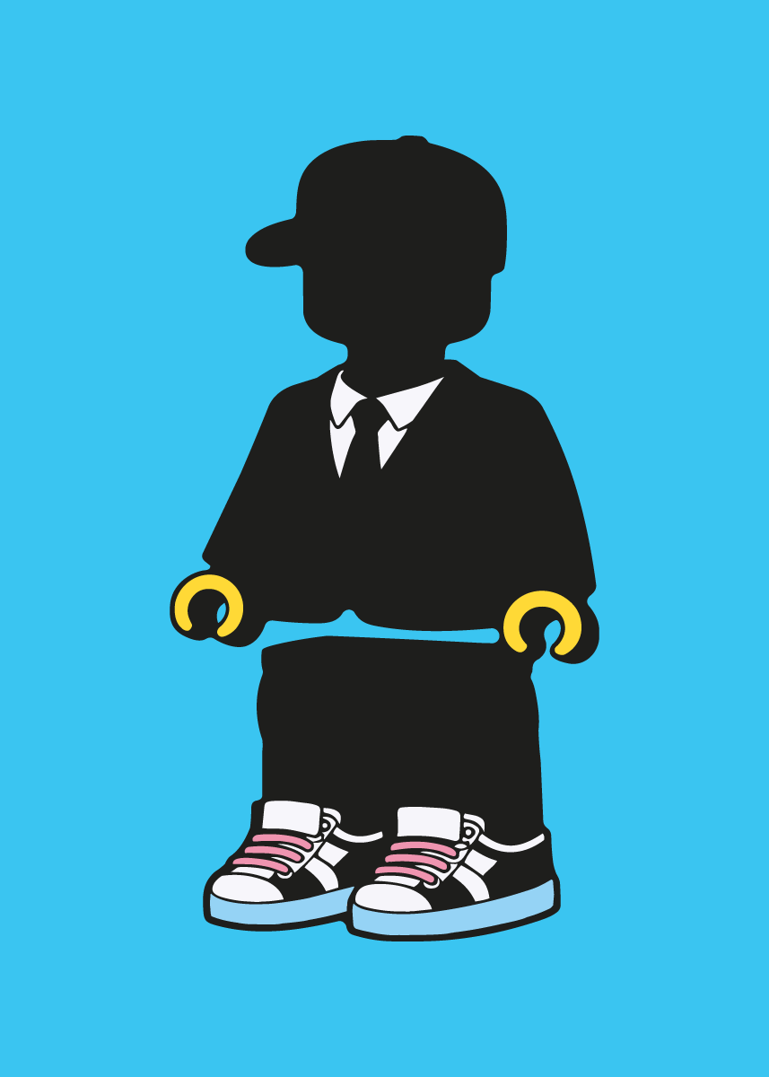EGO MAN BLUE Juliste