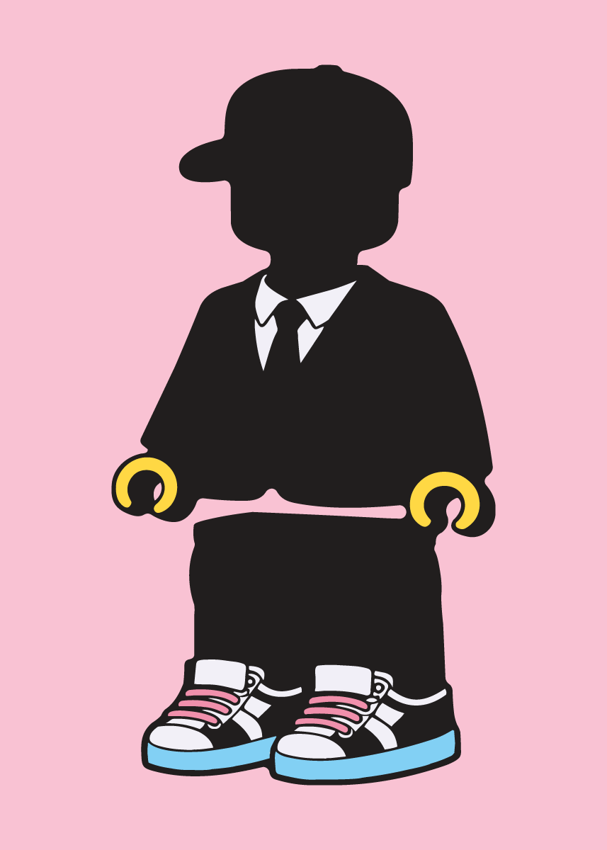 EGO MAN PINK Juliste
